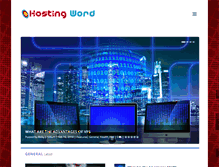 Tablet Screenshot of hostingword.com